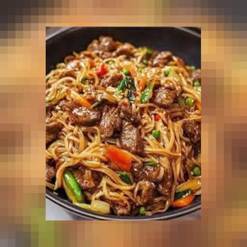 Yakisoba Carne, Frango, Bacon 500G